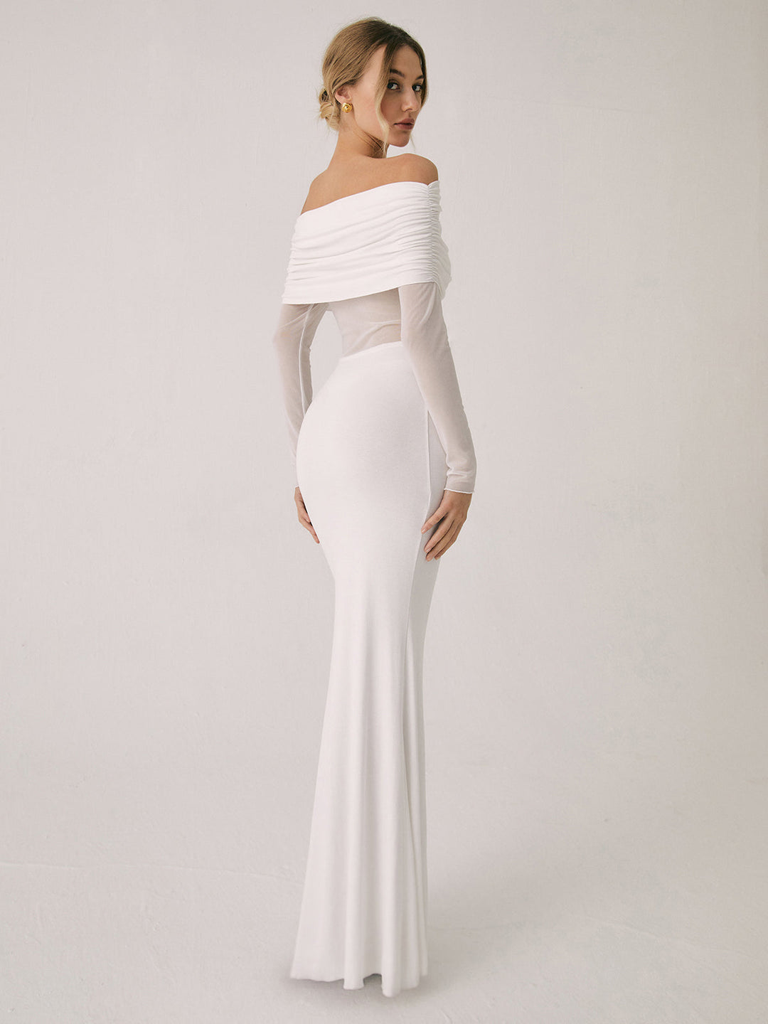 Louise Off-Shoulder Long Dress