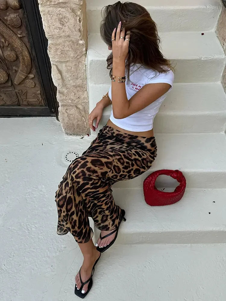 Cosmochic Leopard Skirt