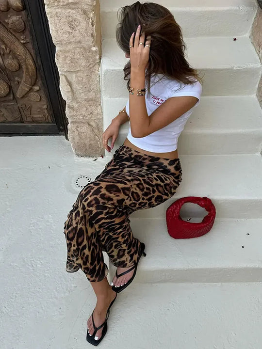 Cosmochic Leopard Skirt