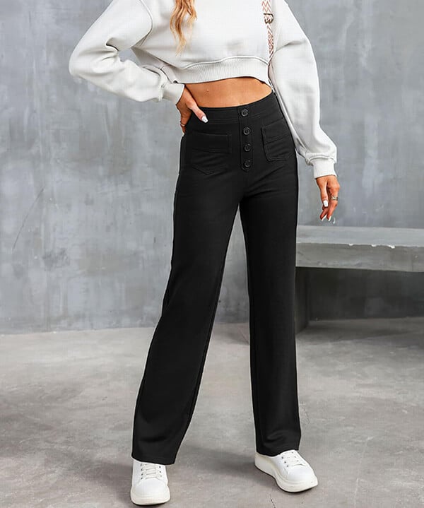 Vaisa High-waisted Pants