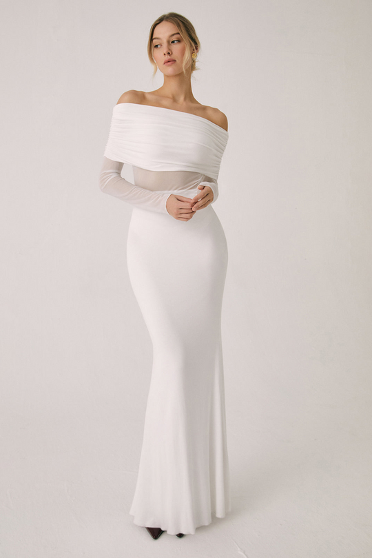 Louise Off-Shoulder Long Dress